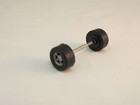 Afx Rear Silicone Tires   10 Pc New Repro   Ho Scale   Fits Life-like  Some Tyco
