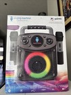 Singing Machine Sparkle Bluetooth Led Disco Lights Karaoke System  Sml294  Black