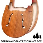 Lyre Harp  16 Metal Strings Iron Saddle Mahogany Lyre Harp With Tunning Wrenc   