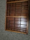 Large Antique Wooden Letter Press Printers Drawer Tray 16 5x32in