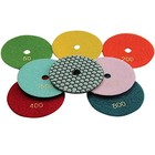 4  Dry wet Diamond Polishing Pads 7 Pieces For Granite Marble Concrete Stone    