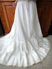 Antique Victorian Womans Skirt Only Lace Evalyn Bietsch Girls Long Cotton  2