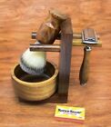 Sharpend 5 Piece Shaving Set   De Safety Razor   Badger Brush   Men s Gift Kit