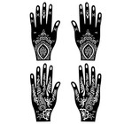 Temporary Tattoo Kits 3 Henna Cones 101 Stencils Semi Permanent Markers Jagua