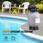 Sand Filter 16  Above Inground Swimming Pool Sand Filter With 7-way Valve