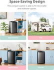 Comfee Portable Washing Machine 0 9 Cu ft - Full-automatic With Led Display
