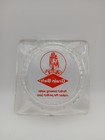 Vintage Grain Belt Beer Glass Ashtray Red Logo Brewery Advertising Barware