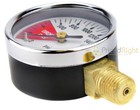 Beer Beverage Pressure Gauge 2000 Psi Left Hand Thread Co2 Beer Kegerator 1 4 
