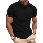 Men s Summer Casual Lightweight Breathable Button Short Sleeve Polo Shirt Gift