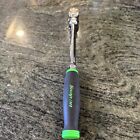 Snap-on Fhlf80a Soft Grip Long Handle 3 8 Drive Flex Head Ratchet Green New
