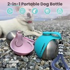 Buddy Pup Water Bottle  Buddypup Water Container  2-in-1 Portable Dog Water Ball