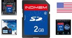 Secure 2gb Class 4 Flash Memory Card - Lightweight  Magnetic   X-ray Proof