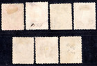Us 1887 Scott  212-218 Complete Set Used Mostly Light Cancels