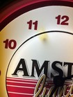 Vintage Amstel Light Beer Clock Wall Clock Light Up New In Box