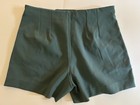 A New Day Women   s Green Shorts Size 12 Stretch High Rise Casual Dressy