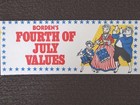 Elsie Borden 4th Of July Window Price Sign 4 X 17 5 Inches  Flat D2