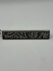 Vintage Kaleidoscope Stained Glass Triangle Crystal Silver Exterior Etched