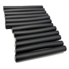 12pc Flexi Rods Hair Rollers 7 8 Inch Foam Heatless Curlers Grey Salon Styling