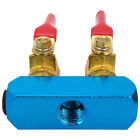 Airbrush Compressor 2 Outlet 1 4  Bsp For Connecting 2 Air Hoses To 1 Compressor