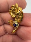 Ladies Lions International Club Rose Flower Pin Brooch