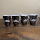 4 New Captain Morgan Hard Plastic Solo Style Cup Black Reusable 2015