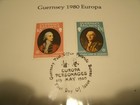 Limited Edition First Day Lithograph  Guernsey 1980 Europa   1980 Stamps