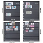 Stamp Collection Inserts - Collector Stamp Album 12 Sheets With 4 Mixed Sizes   