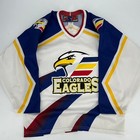 Colorado Eagles Minor League Hockey Team Signed Jersey Mens Small White Ahl