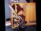 Ernst Leitz Wetzlar Antique Brass Microscope No  125966 Circa 1920
