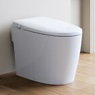 Power-free Smart Toilet With Bidet soft Open And Close  Ada Seat Powerful Flush