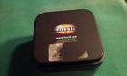 Unused Chic Fossil Cufflinks In Original Case Cool Oval Reddish Striped Pattern