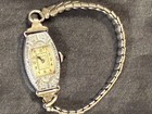 Art Deco Ladies Vintage Bulova 14k Wg Gold-filled Mech Sapphire Crown Watch