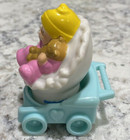 Fisher Price Little People Baby   Stroller Figures Teddy Bear Play Toy Gift Set