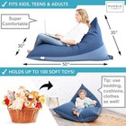 Original Stuffed Animal Bean Bag For Storage no Filler  For Kids Teens   Adults 