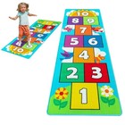 Hop   Count Hopscotch Rug For Kids  Floor Play Area Rug Game Carpet Crawl Jump 