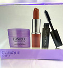 Clinique Take The Day Off Gift Set W  Cleansing Balm  Mascara  Lipstick Bare Pop