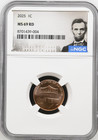 2025 P Lincoln Shield Cent 1c Ngc Ms69 Rd Lincoln Label The Last Real Penny 