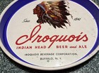 Rare Vintage Iroquois Indian Head Beer And Ale Metal Tray 12 