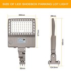 200w 240w 150w Adjustable Led Parking Lot Light Street Light Shoebox Lamp 480v