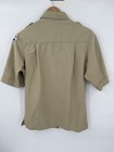 Boy Scouts Bsa Youth Uniform Shirt 100  Supplex Nylon Beige Usa Size Large