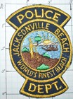 Florida  Jacksonville Beach Police Dept Vintage Patch