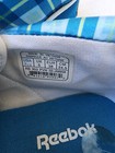 Vintage Reebok Classic Women s High Top Blue white yellow Shoes Size 7 5