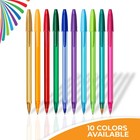 Bic Color Cue Ball Pens  Medium Point  Assorted Colors  60-count