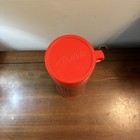Vintage Aladdin 12    1 Qt Red Plaid Thermos With Stopper And Cup