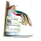 Lee Sands Fashion Jewelers Pin Approx 4    Tall Peacock Qvc Pin