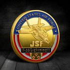 Air Force F-35 Lightning Ii Challenge Coin Collectable Commemorative 1-pc