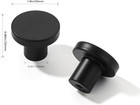 10 Pack Cabinet Knobs Black Kitchen Cabinet Knobs Round Dresser Drawer Knobs Mat