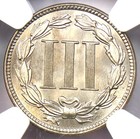 1880 Three Cent Nickel 3cn Coin Low Mintage Vf Key Date   