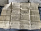 Vtg Burlap Mrs Carl F Hall Ry N h  137   liberty    Eagle Pattern Hooked Rug
