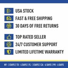 Rain Guards Vent Visors Shade For 2018-2024 Volkswagen Tiguan Shatterproof